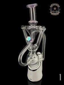 #1 GREASY PURPLE SATIN CROPAL