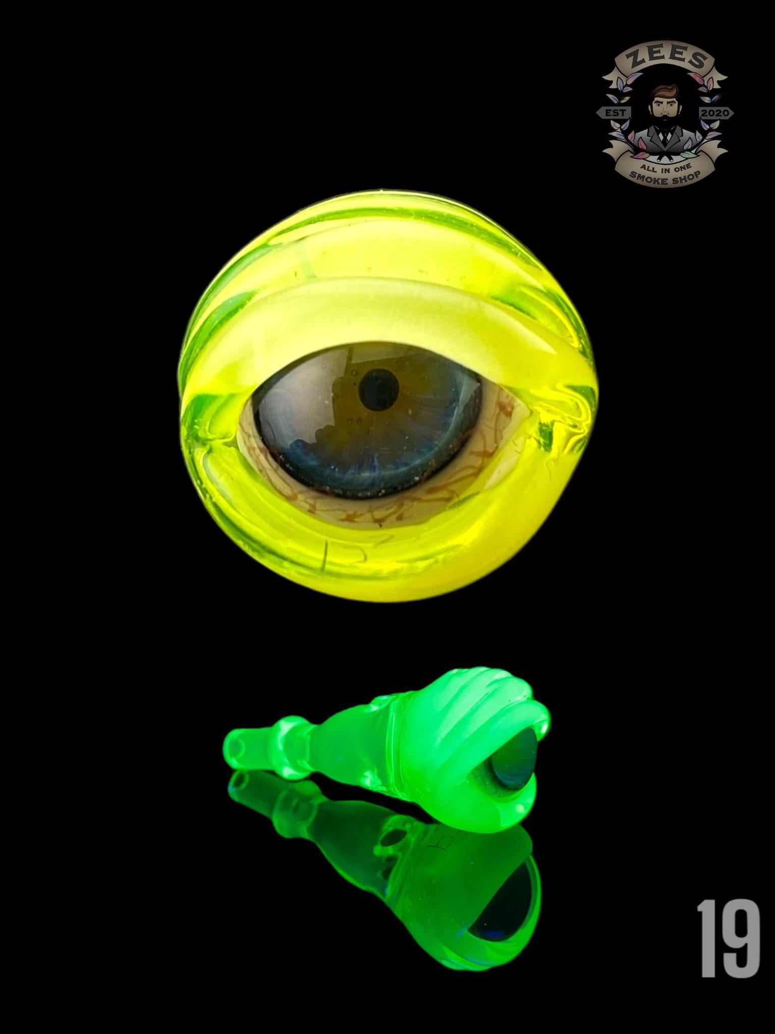 PIPPEN PIPPENGER GLASS: WORKED EYEBALL 3DXL PEAK PRO JOYSTICK CAP - Image 23