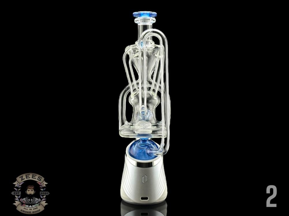 LOGI GLASS ART: ACCENTED TRIPLE PUFFCO PEAK ATTACHMENT - ALL IN