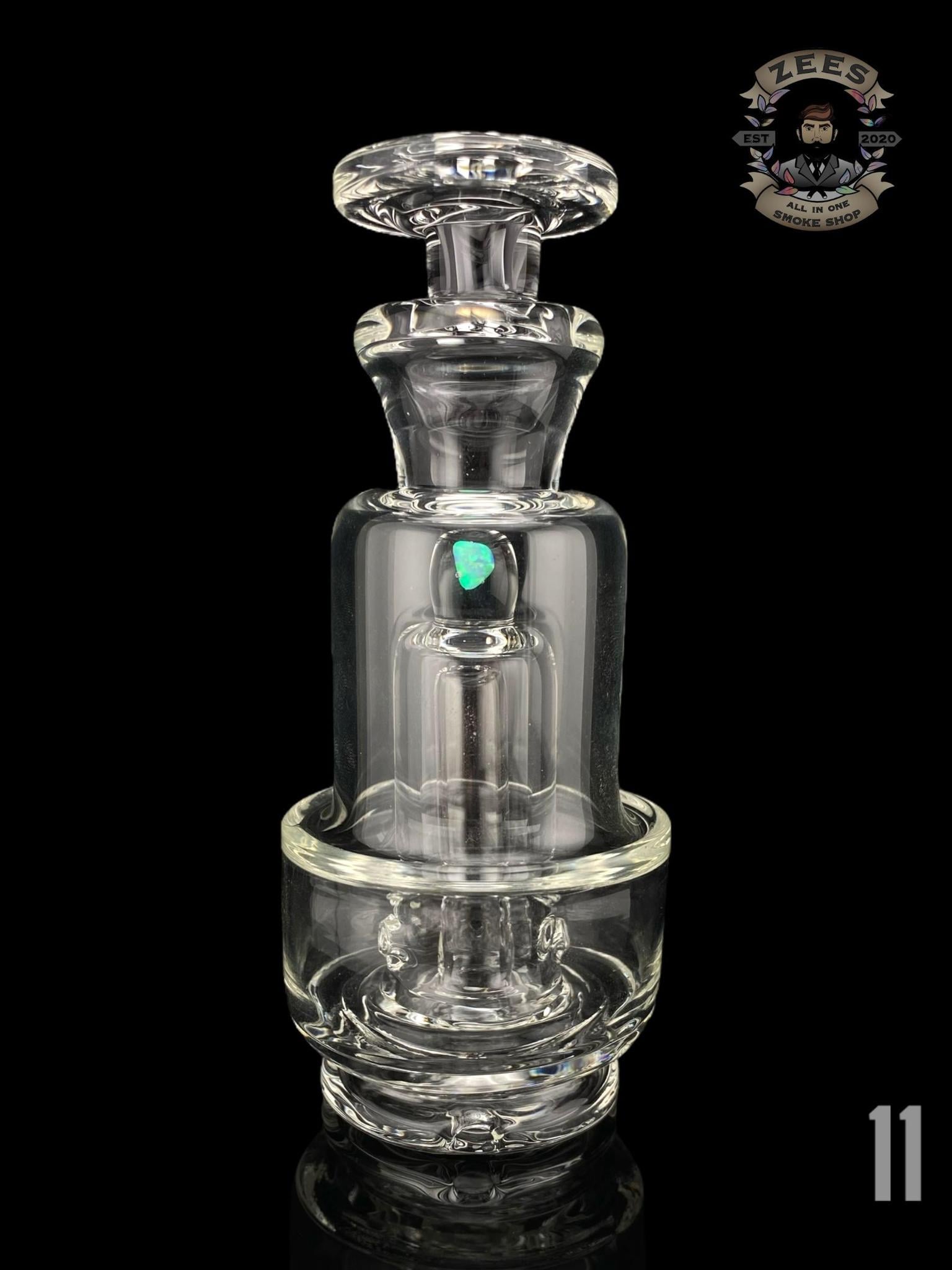 MIDS MCGEE GLASS: CLEAR WET PUFFCO PEAK ATTACHMENT - Image 13