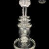 BRONX GLASS: CLEAR ENCASED OPAL INCYCLER #3 14MM - Image 2