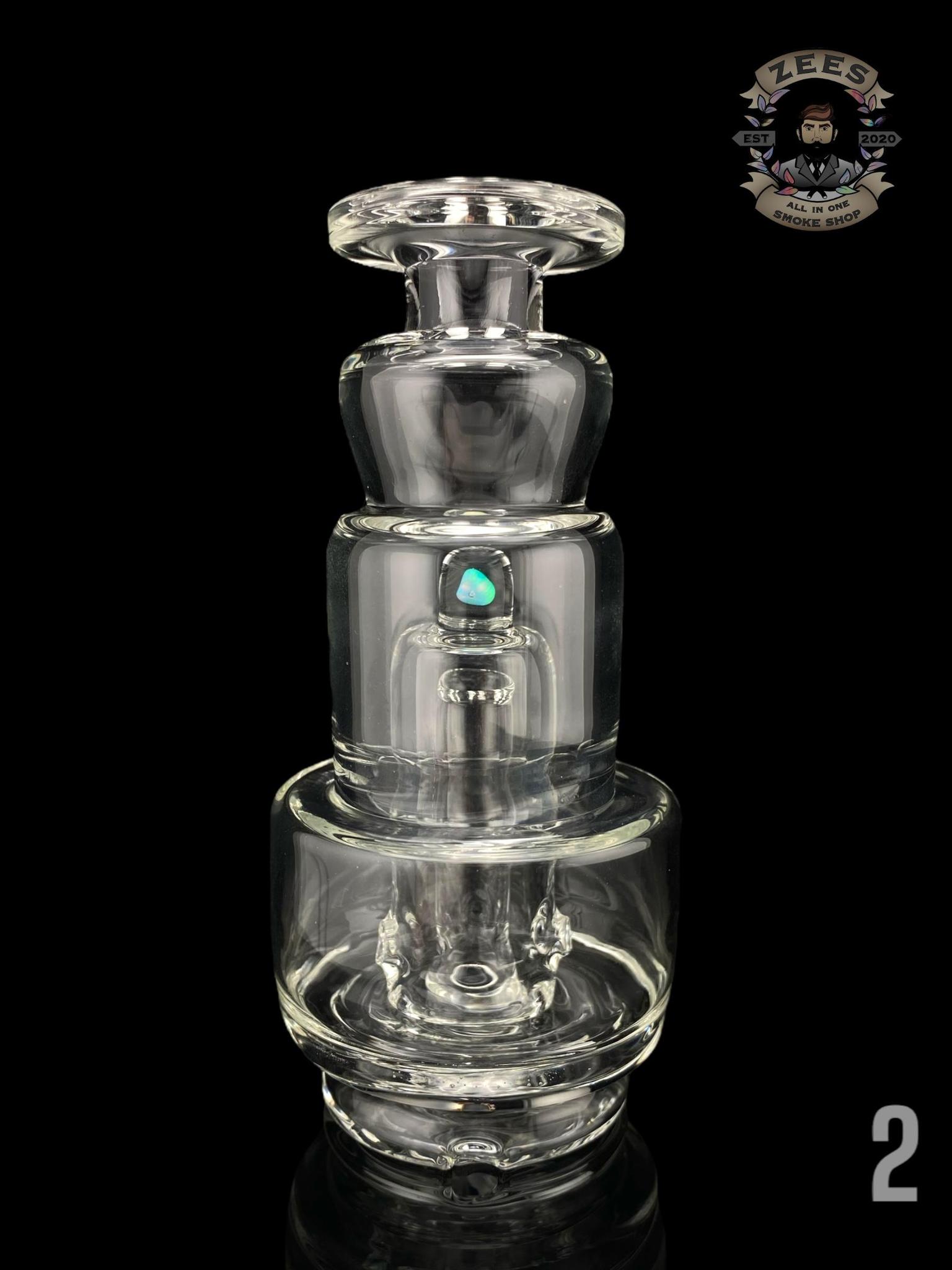 MIDS MCGEE GLASS: CLEAR WET PUFFCO PEAK ATTACHMENT - Image 4