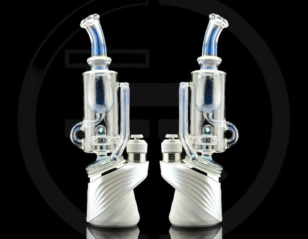 IRIDESCENT GLASS: GHOST INCYCLER PUFFCO PEAK ATTACHMENT