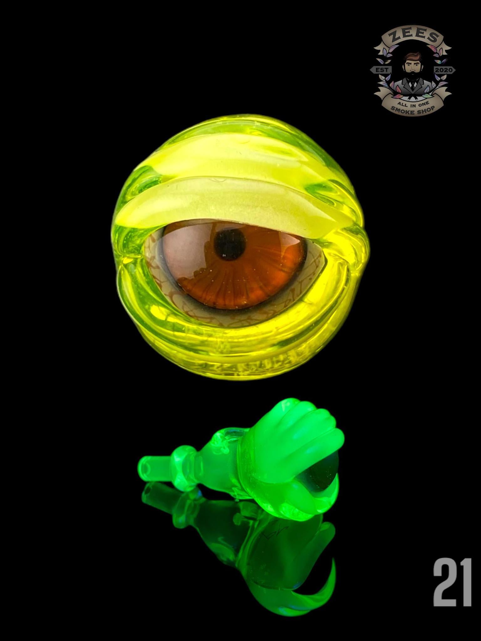 PIPPEN PIPPENGER GLASS: WORKED EYEBALL 3DXL PEAK PRO JOYSTICK CAP - Image 25