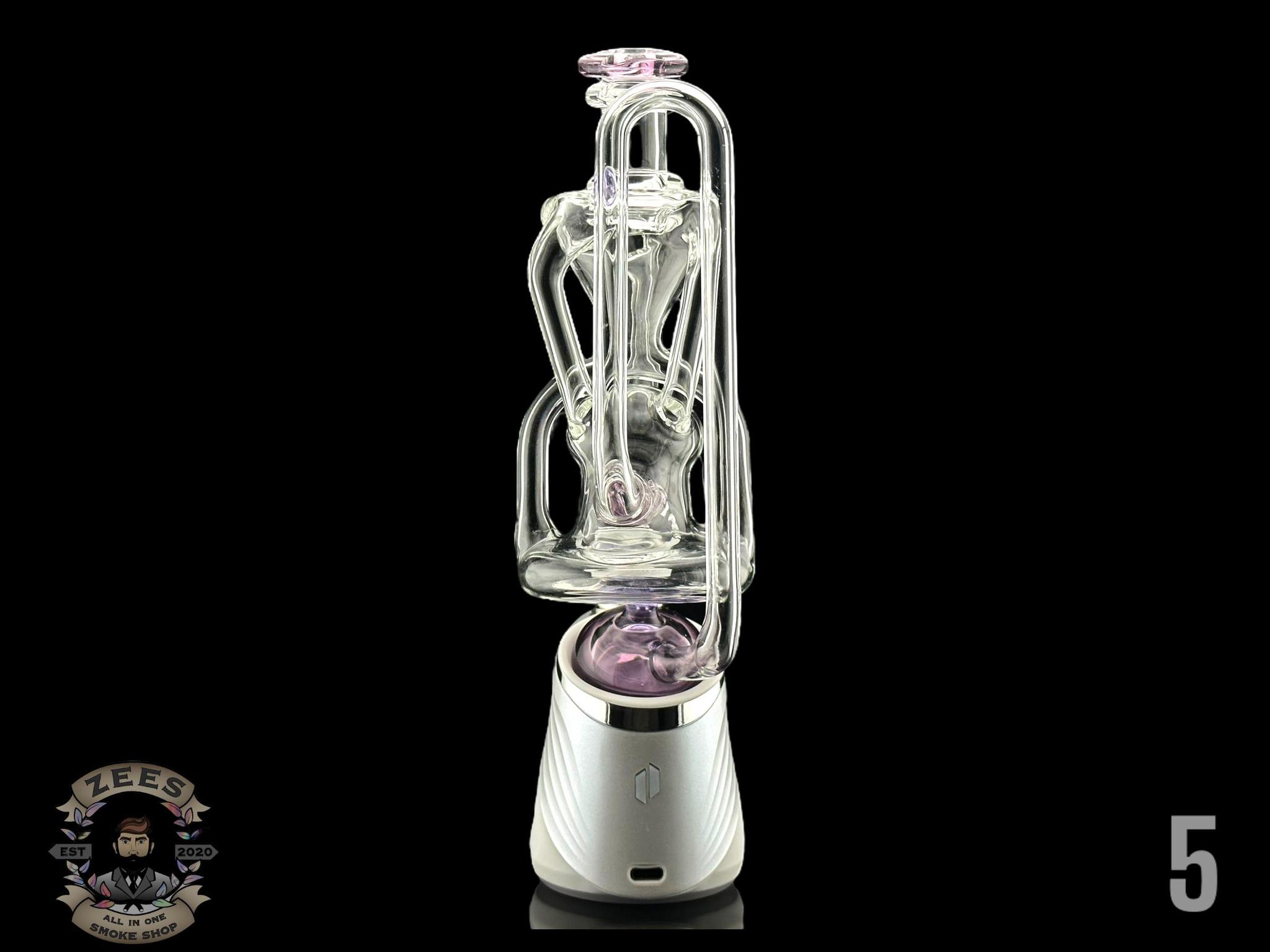 LOGI GLASS ART: ACCENTED TRIPLE PUFFCO PEAK ATTACHMENT - ALL IN