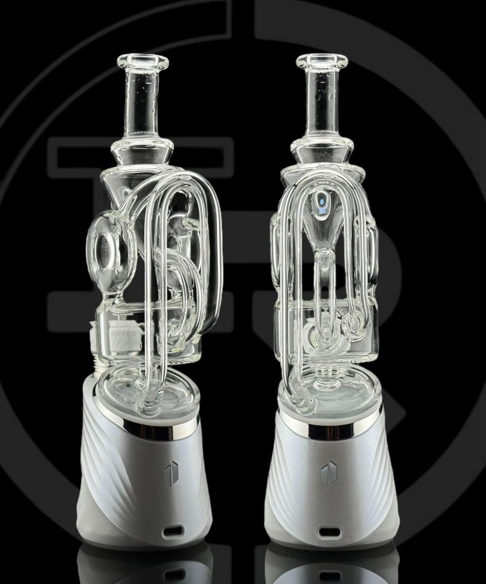 Alternative view of IRIDESCENT GLASS X OTW GLASS: DUPA PUFFCO PEAK ATTACHMENT