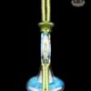 UZZI GLASS: DUMPY RECYCLER #2 SILVER FUME X GREEN STARDUST - Image 3
