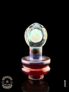 #1 FACETED PURPLE AMBER
