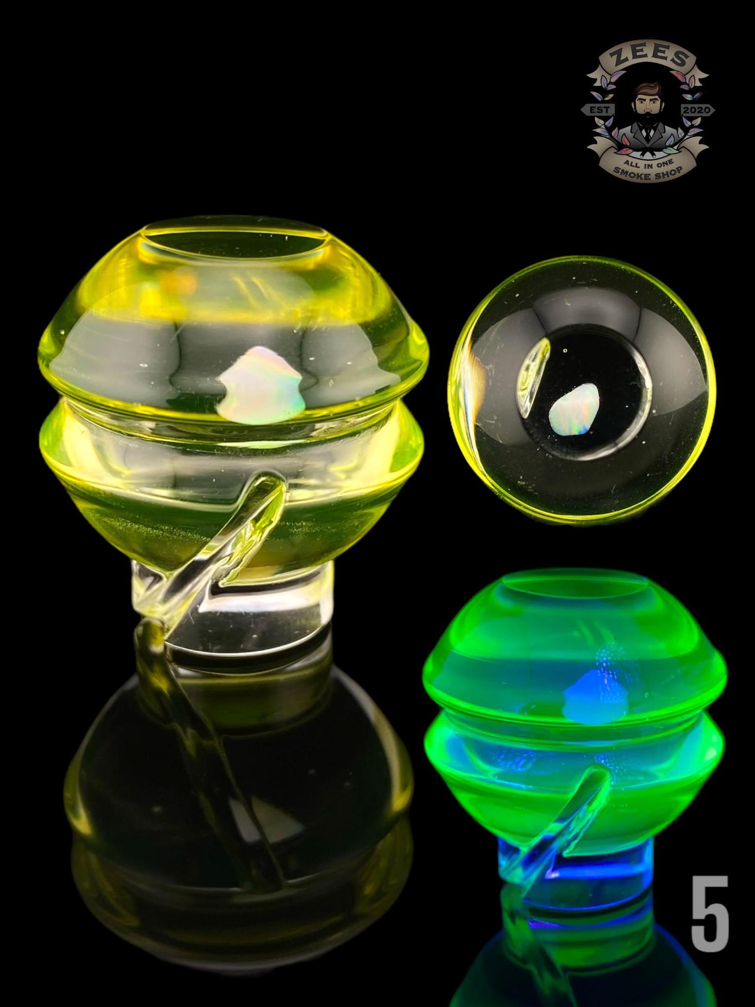 ONE TRICK PONY: COLOR PUFFCO NEW PEAK SPINNER CAP WITH OPAL - Image 7