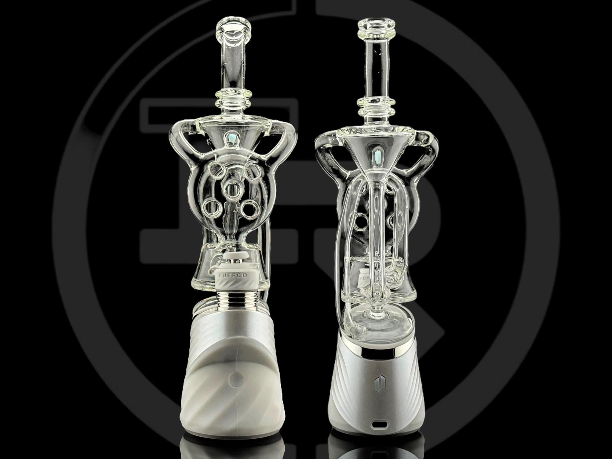 IRIDESCENT GLASS: SWISS OPAL RECYCLER PUFFCO PEAK ATTACHMENT