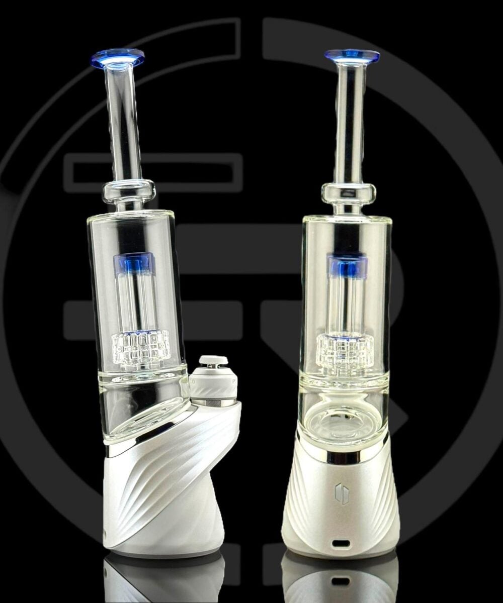 IRIDESCENT GLASS: SHOWER HEAD PUFFCO PEAK ATTACHMENT - SHADOW BLACK