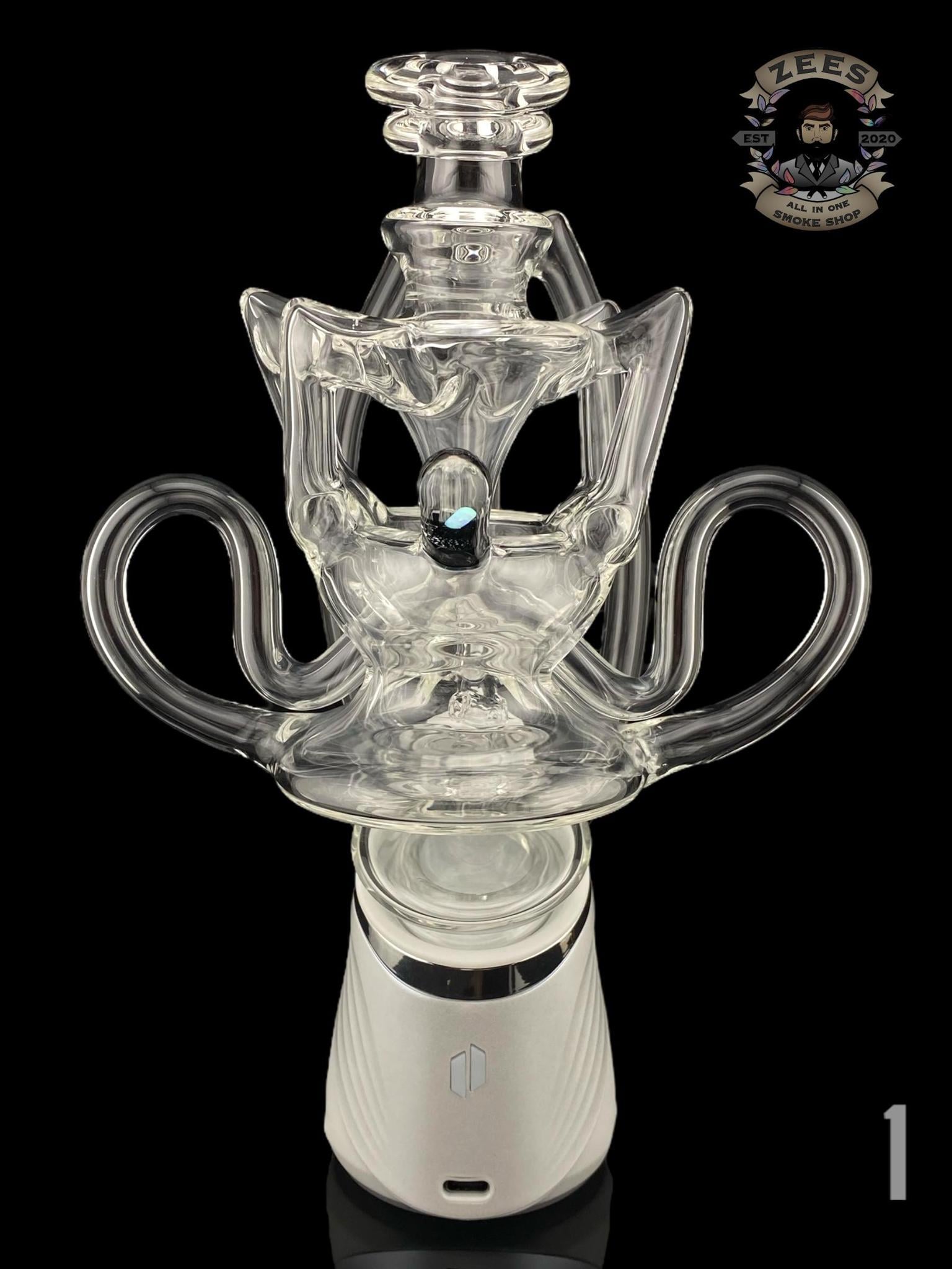 Crystal of Argus Armaments Foil 1枚 JF GLASS: QUAD RECYCLER PUFFCO PEAK ATTACHMENT | Zee Vapor