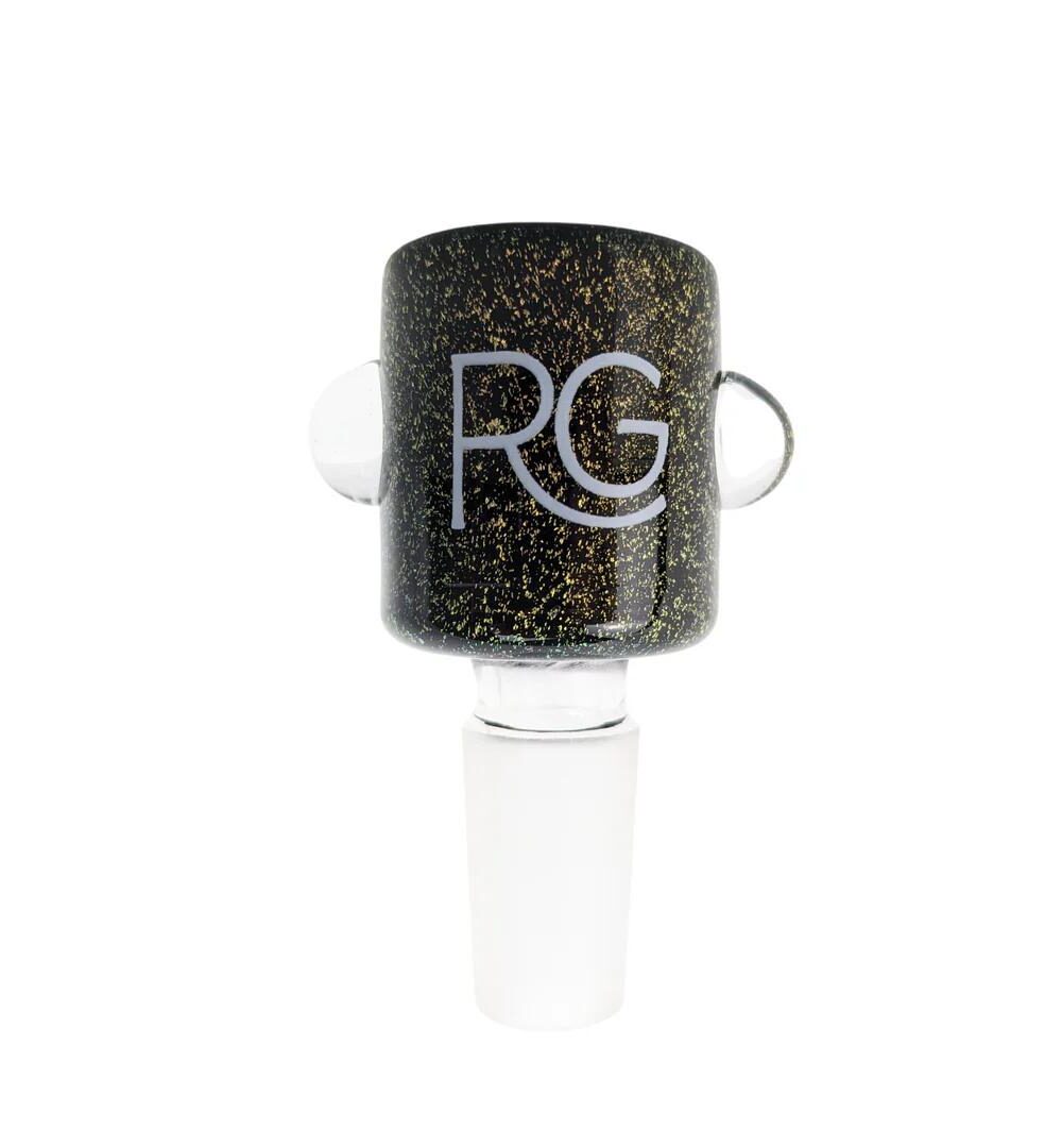 Alternative view of ROOTS GLASS: 14MM DICHRO FLOWER SLIDE