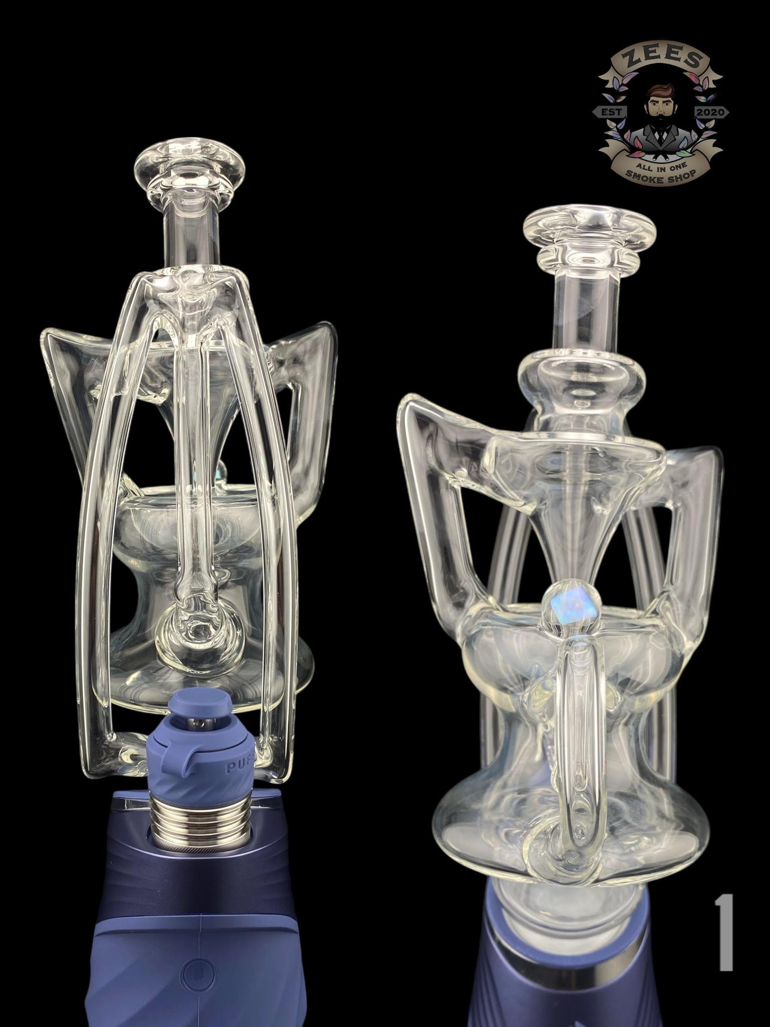 JF GLASS: DUAL RECYCLER PUFFCO PEAK ATTACHMENT - Image 3