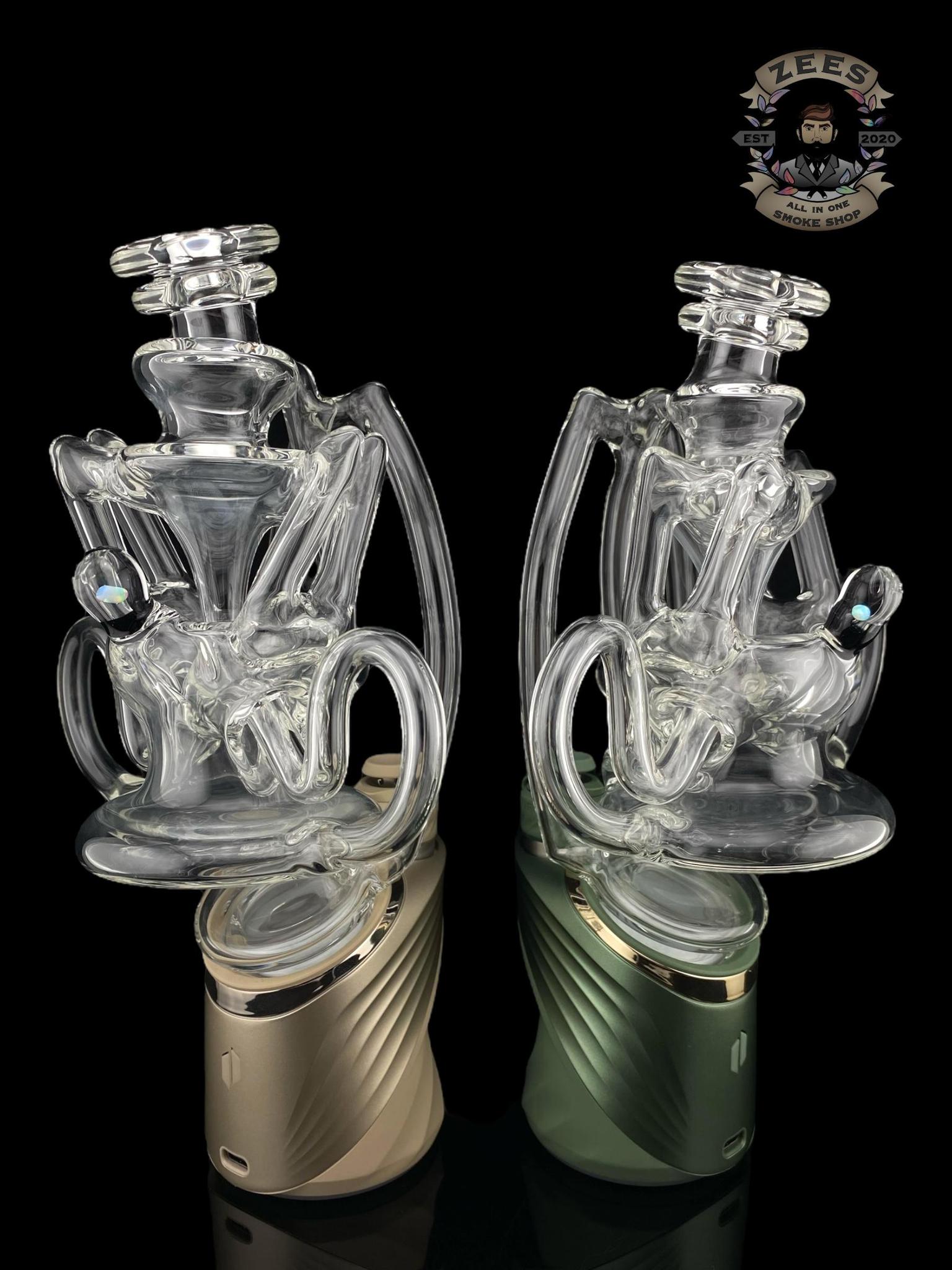 JF GLASS: QUAD RECYCLER PUFFCO PEAK ATTACHMENT - Zee Vapor