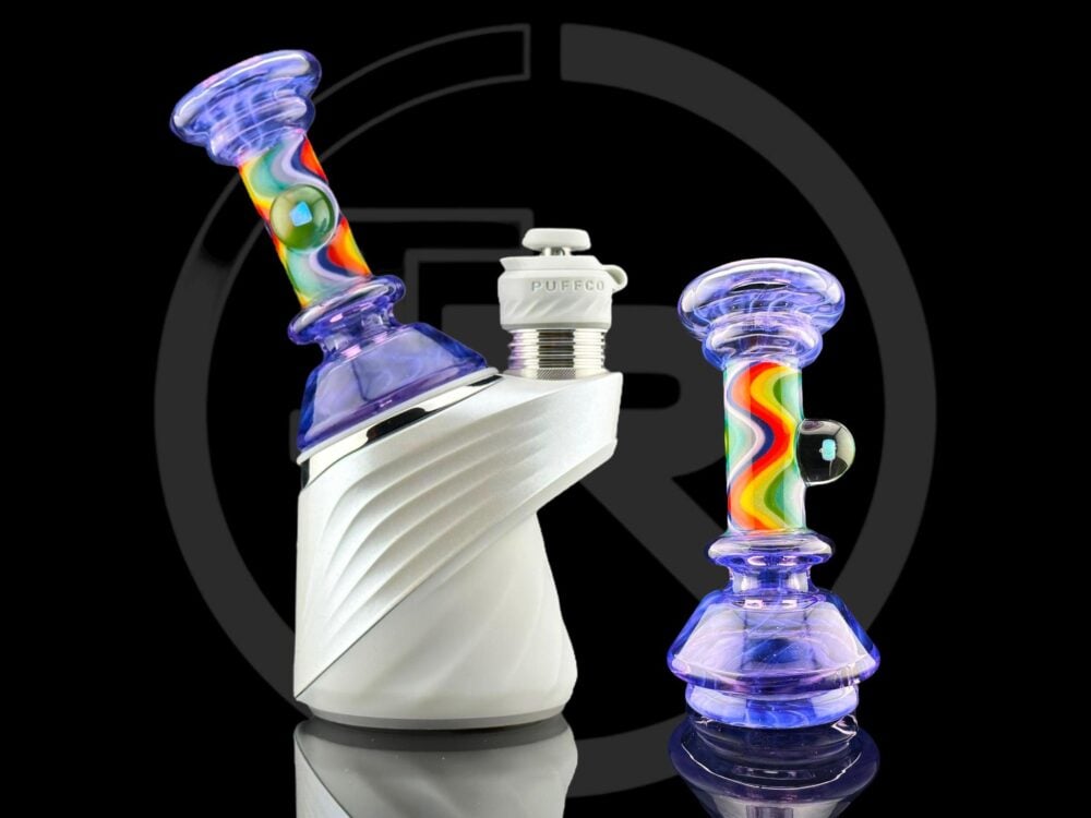 IRIDESCENT GLASS: WAG DRY TOP PUFFCO PEAK ATTACHMENT - Image 2