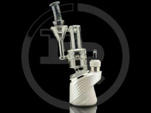 RBR 3.0 - BLACK WITH TEAL DICHRO LIMITED EDITION + CRUSHED OPAL TOP OPAL ROUND 3DXL JOYSTICK CAP