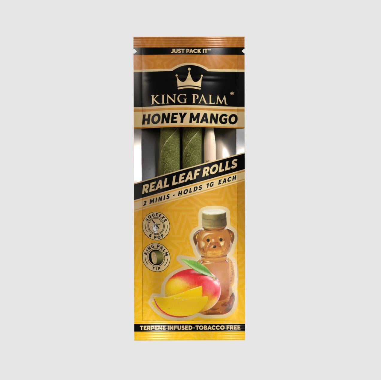 KING PALM: HONEY MANGO 2PK MINI ROLLS