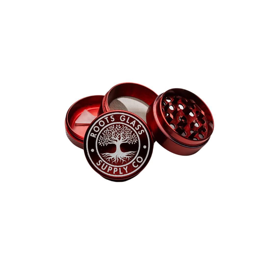 ROOTS GLASS: 40MM 4 PIECE GRINDER | Zee Vapor