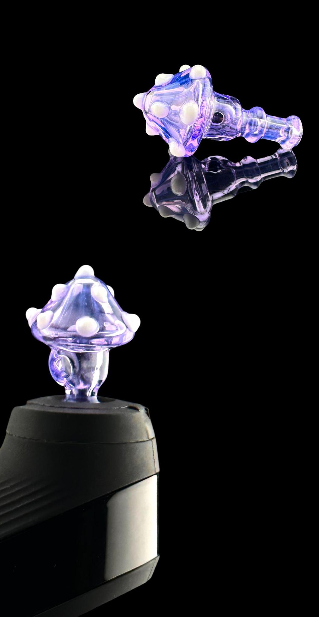 IRIDESCENT GLASS: MUSHROOM NEW PEAK/PROXY JOYSTICK CAP - Image 6