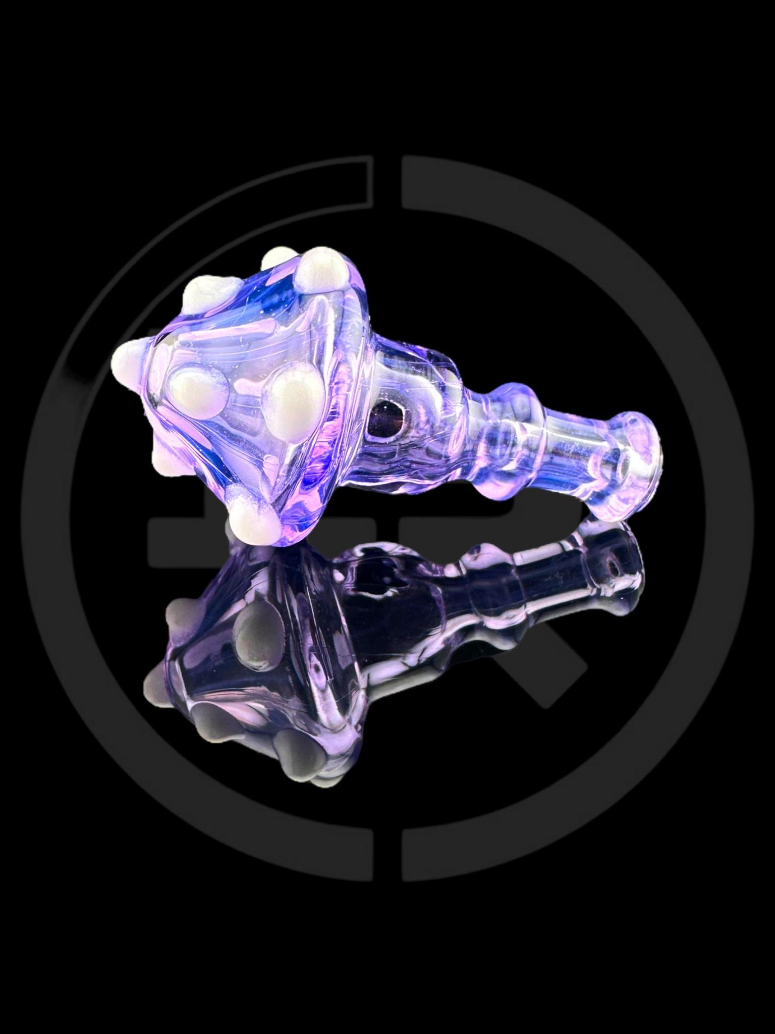 IRIDESCENT GLASS: MUSHROOM NEW PEAK/PROXY JOYSTICK CAP - Image 3