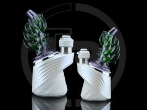 PURPLE (CFL) WITH GREEN HORNS