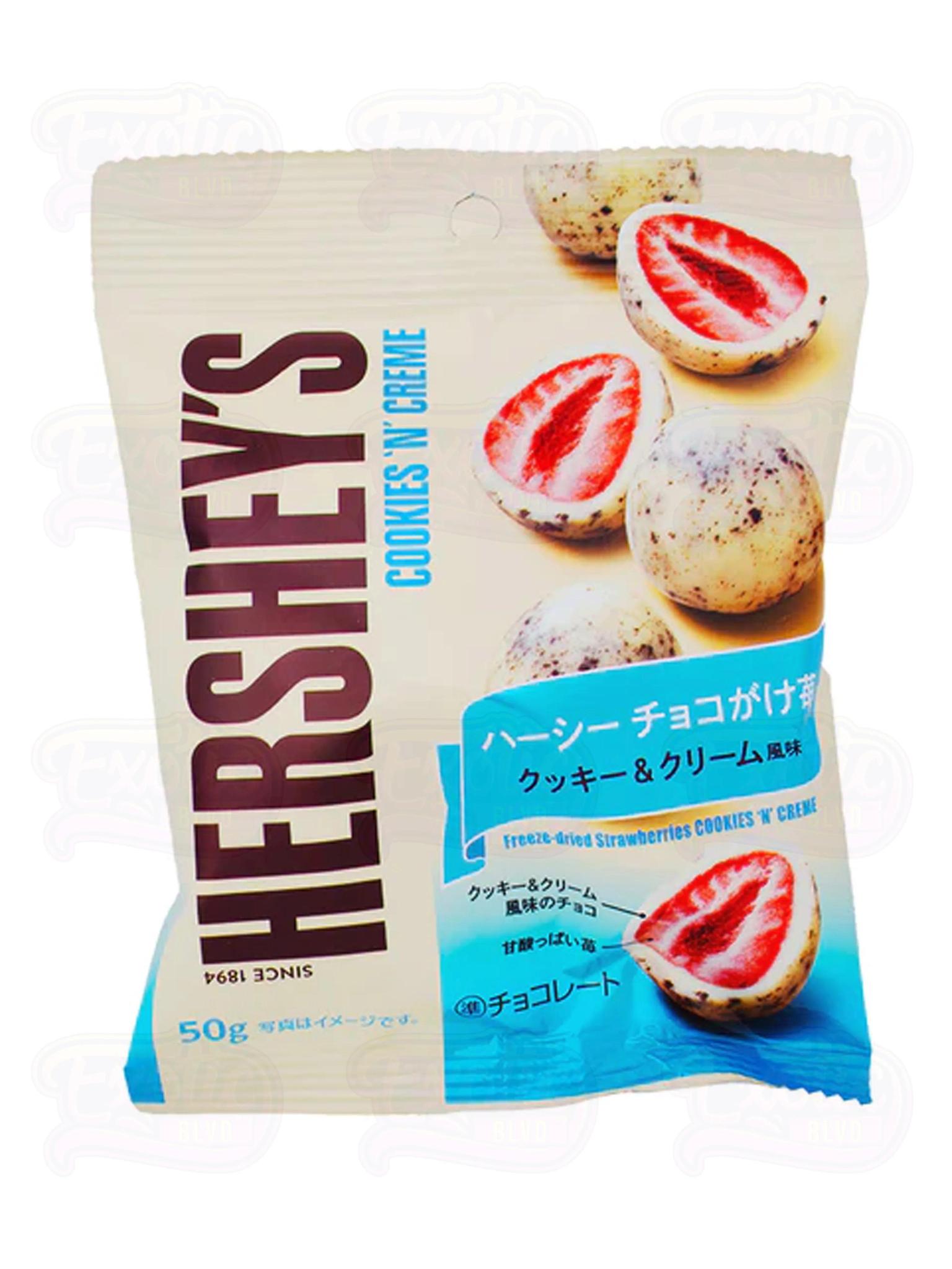 HERSHEY'S: FREEZE DRIED COOKIES AND CREAM STRAWBERRIES (JAPAN)