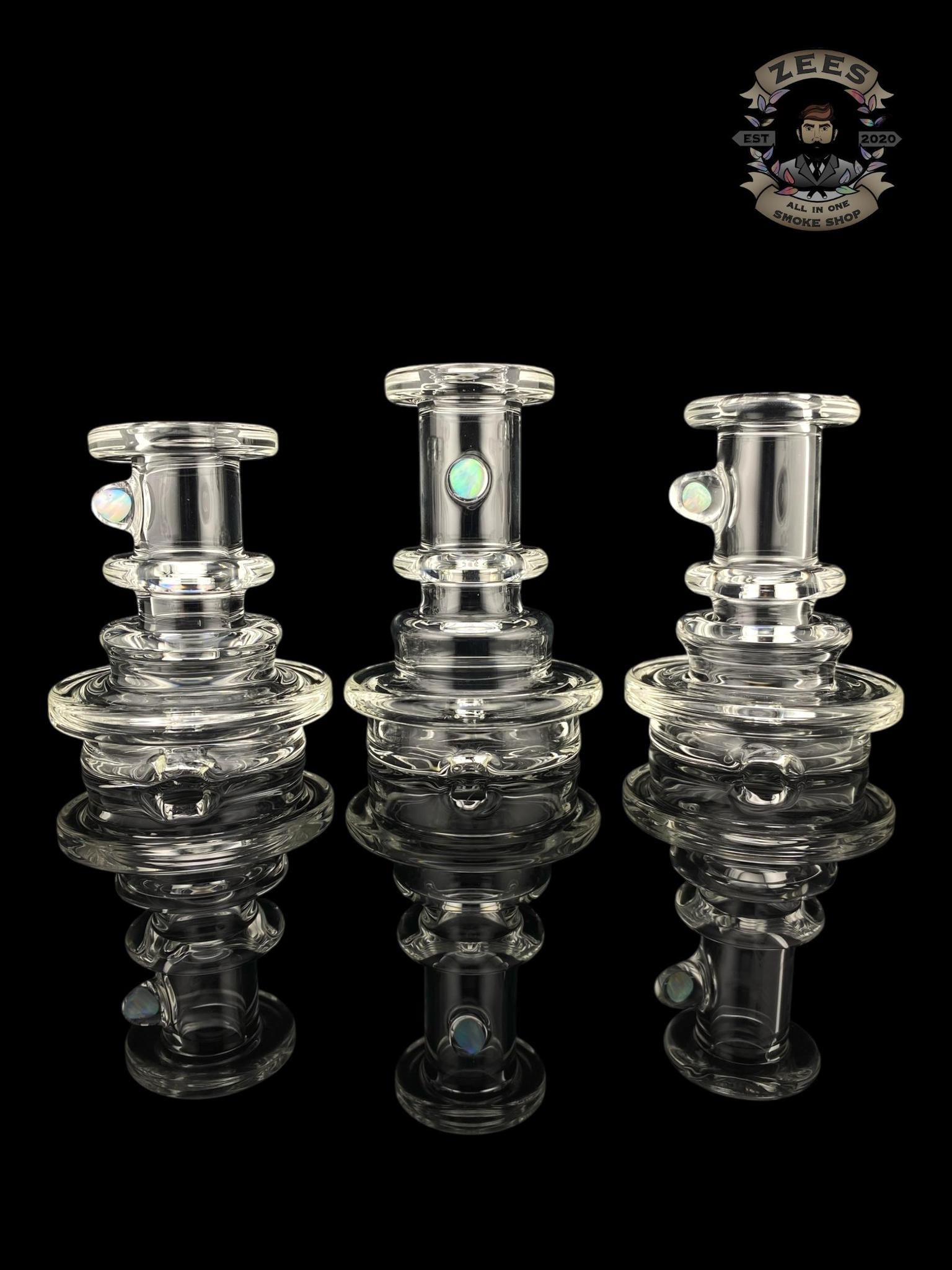 CHARLIE SHAW GLASS: CLEAR DRY PUFFCO PEAK ATTACHMENT - Image 2