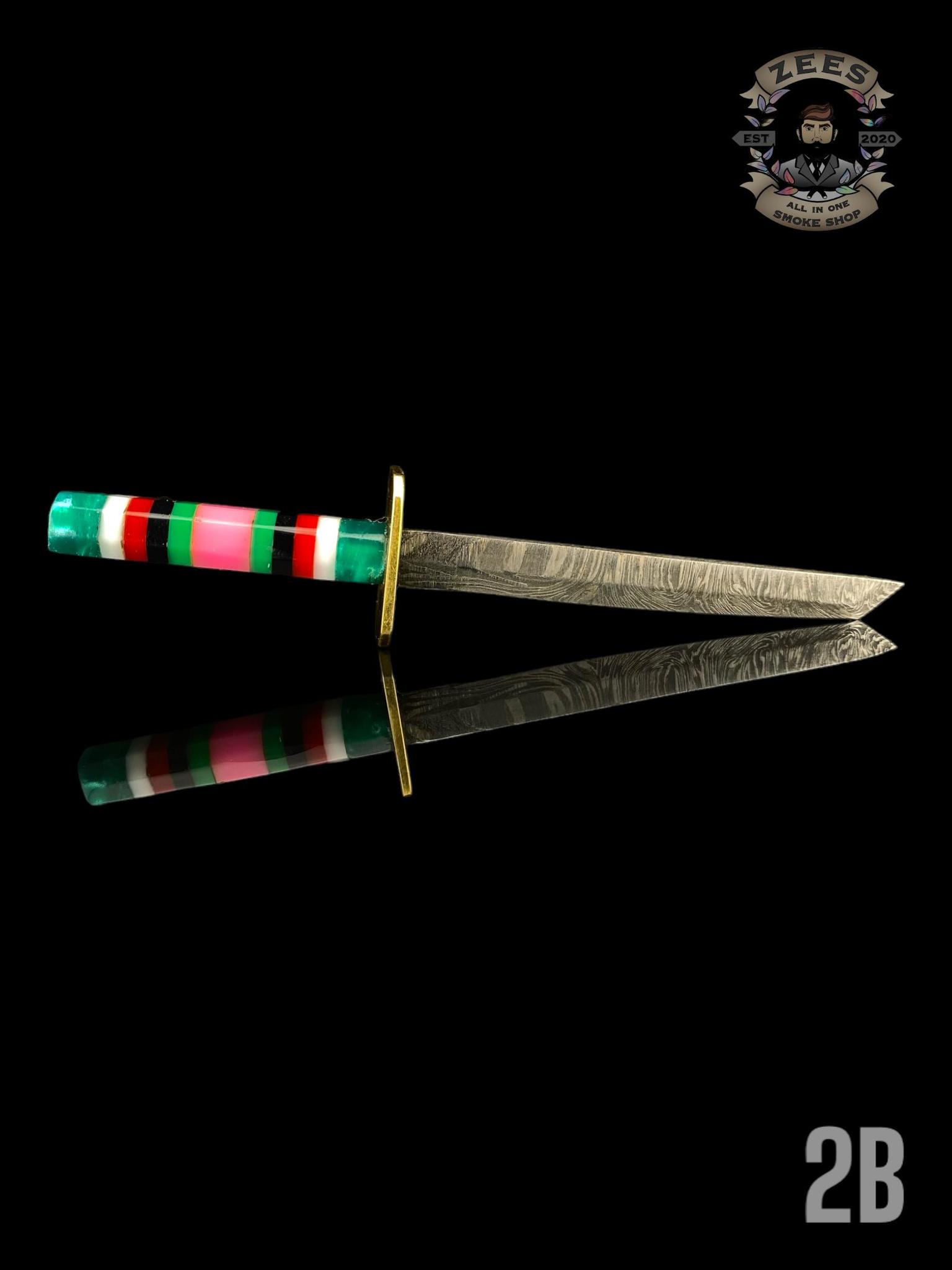 DAMASCUS HK KNIVES: DAMASCUS CHOKUTO SWORD LINEWORK - Image 3