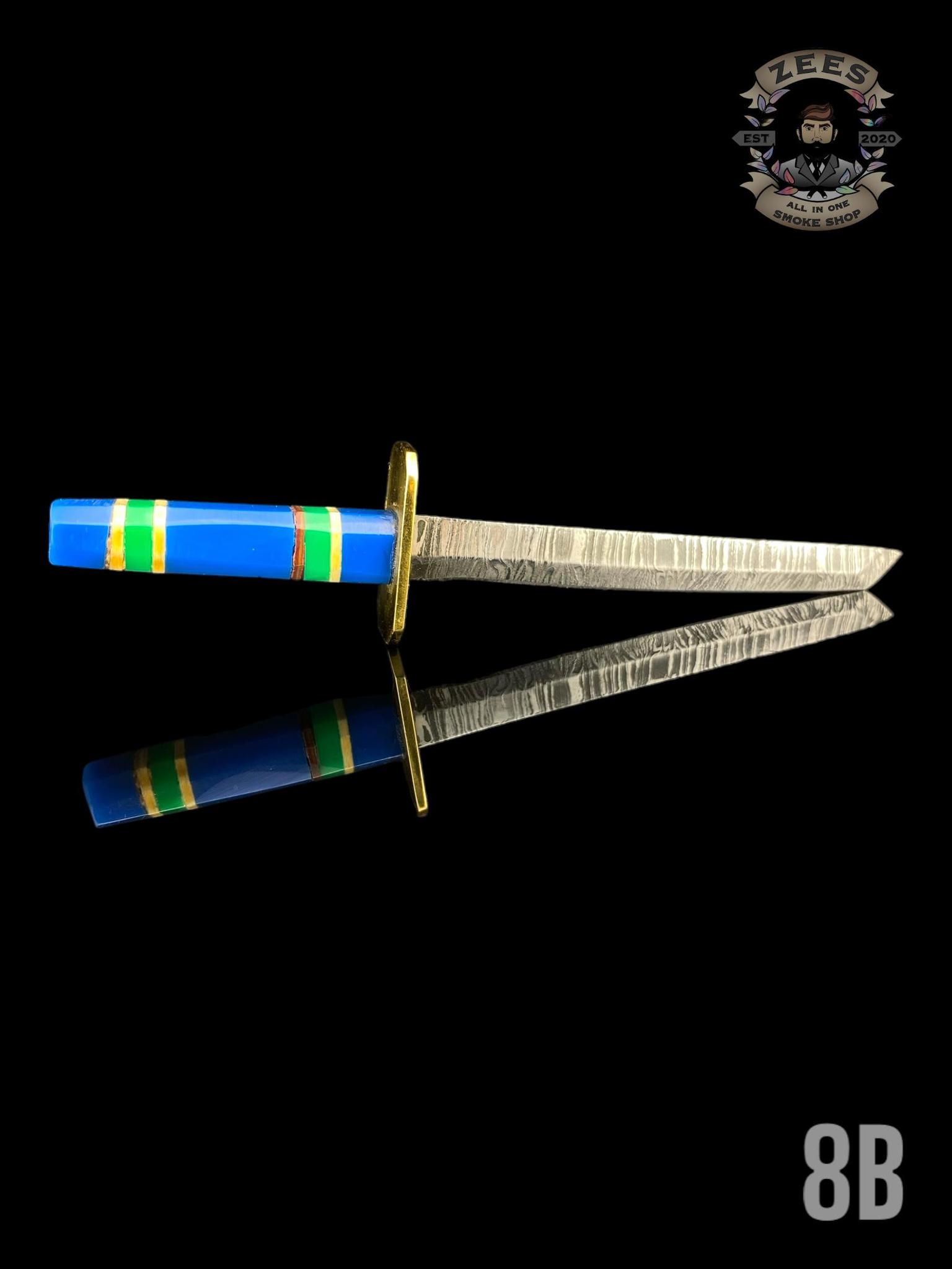 DAMASCUS HK KNIVES: DAMASCUS CHOKUTO SWORD LINEWORK - Image 9