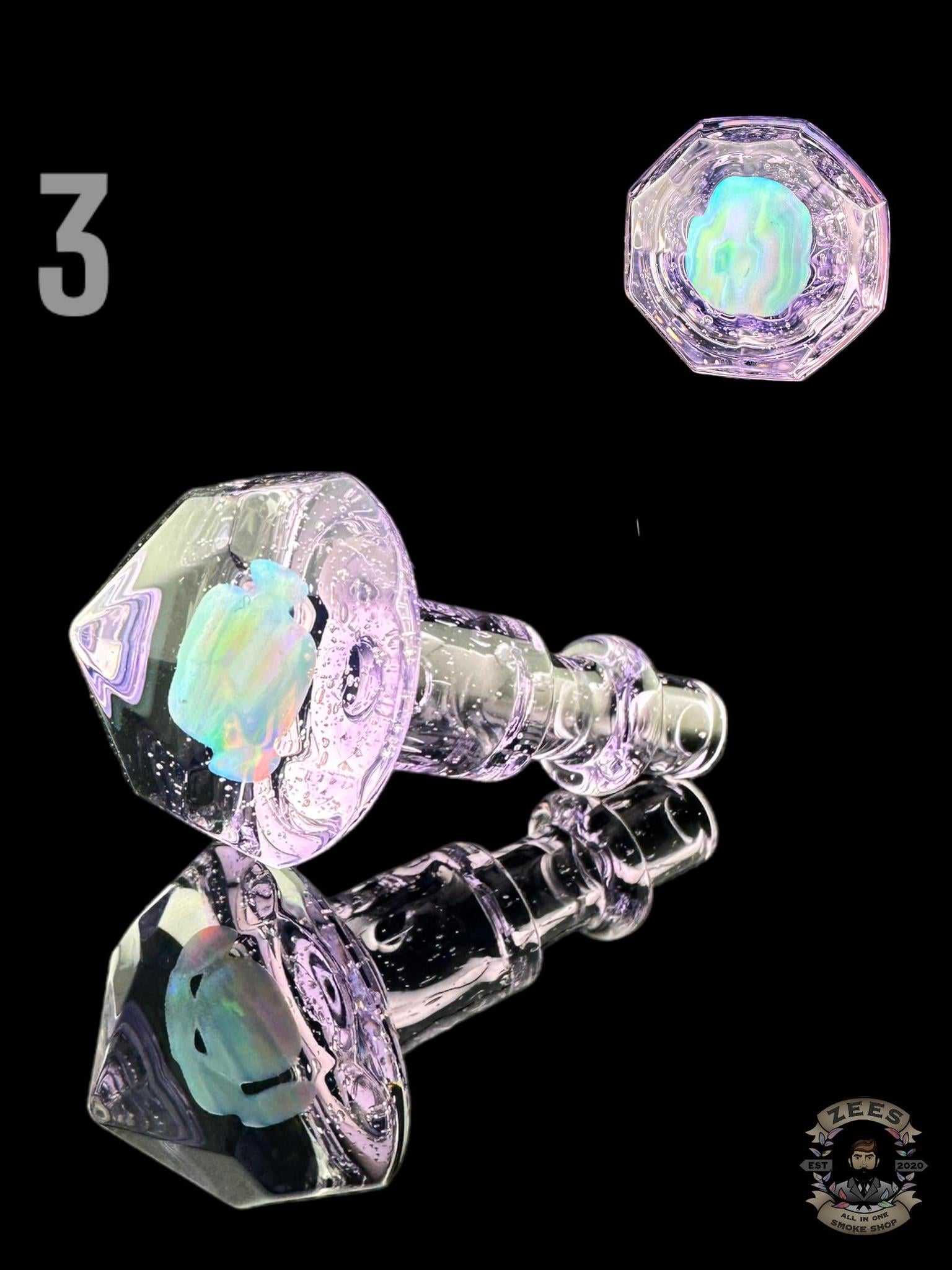 MEADEMADE GLASS: FACETED OPAL 3DXL PEAK PRO JOYSTICK CAP - Image 3