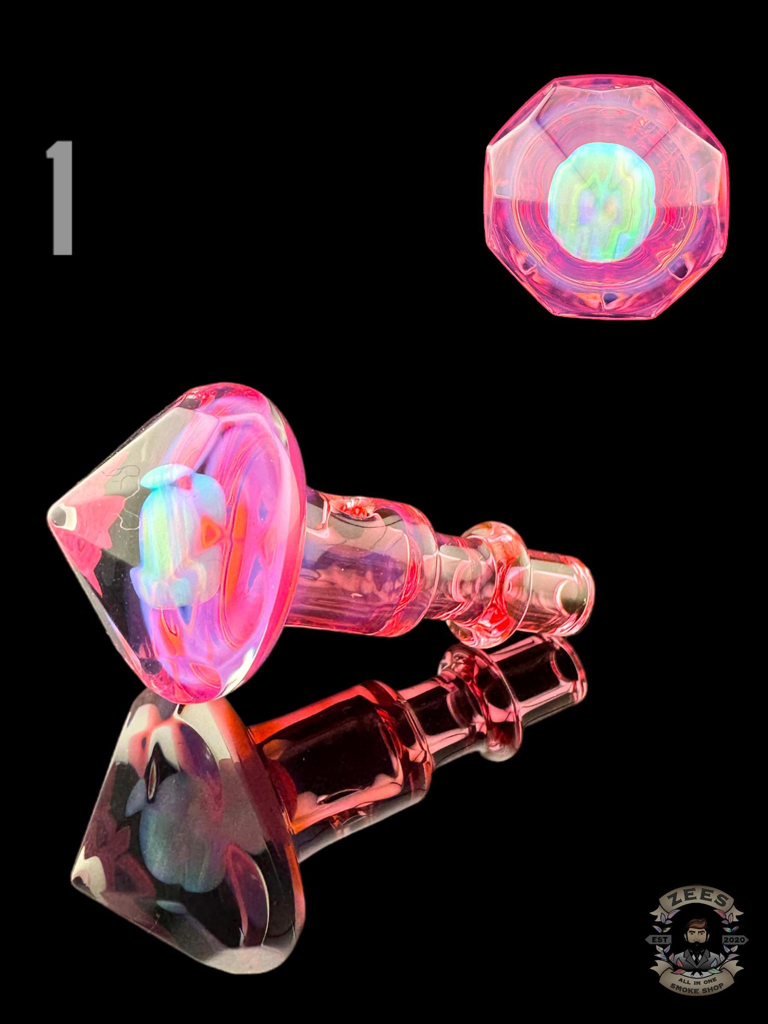 MEADEMADE GLASS: FACETED OPAL 3DXL PEAK PRO JOYSTICK CAP