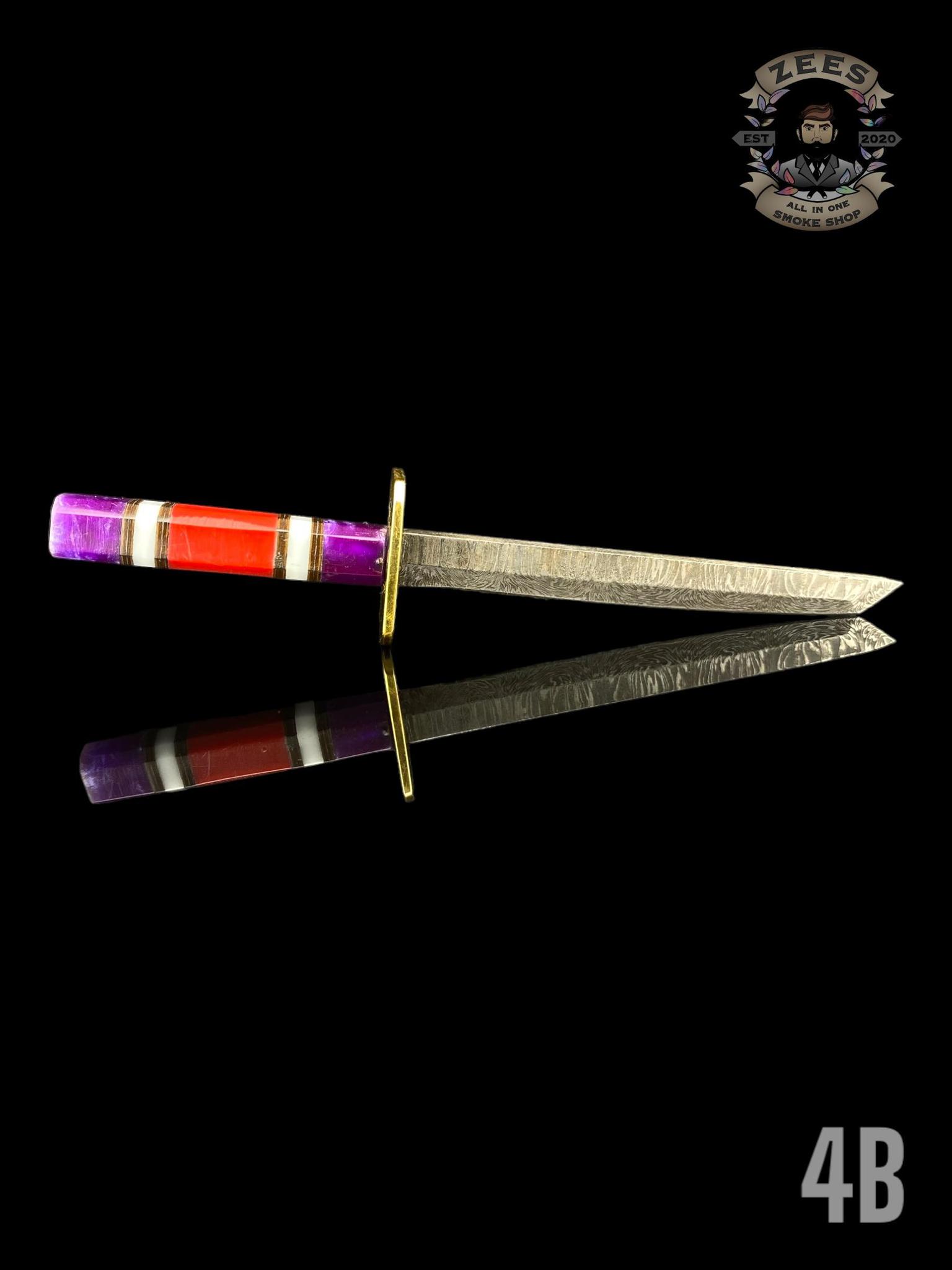 DAMASCUS HK KNIVES: DAMASCUS CHOKUTO SWORD LINEWORK - Image 5