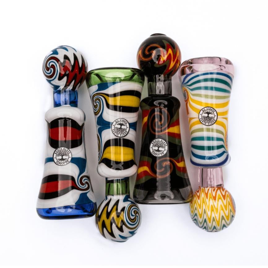 ROOTS GLASS: WIG WAG ONIE PIPE