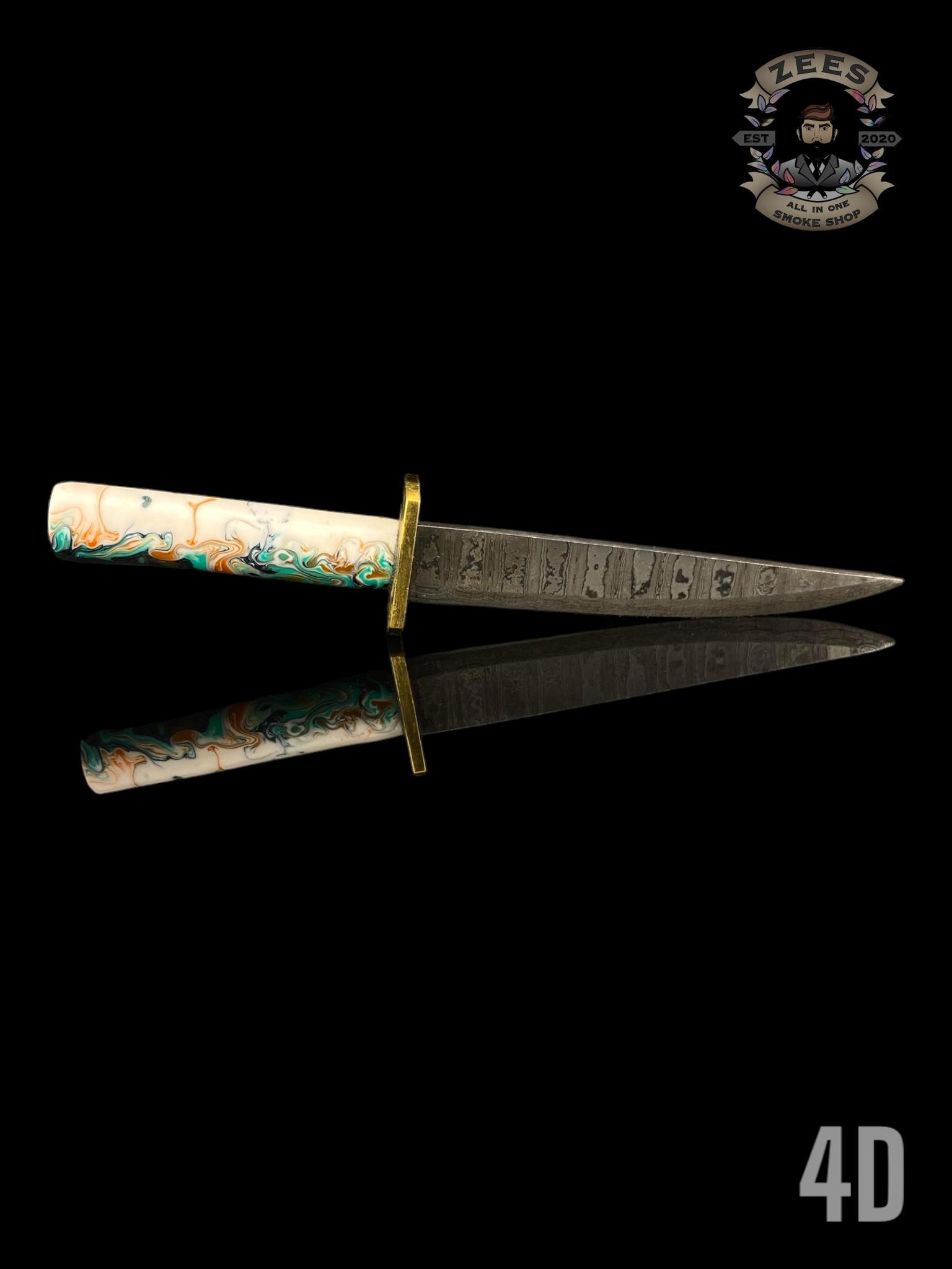 DAMASCUS HK KNIVES: DAMASCUS DAGGER DABBER - Image 5