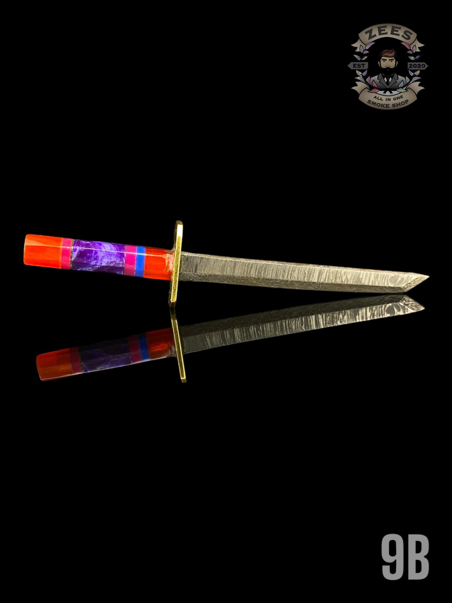 DAMASCUS HK KNIVES: DAMASCUS CHOKUTO SWORD LINEWORK - Image 10