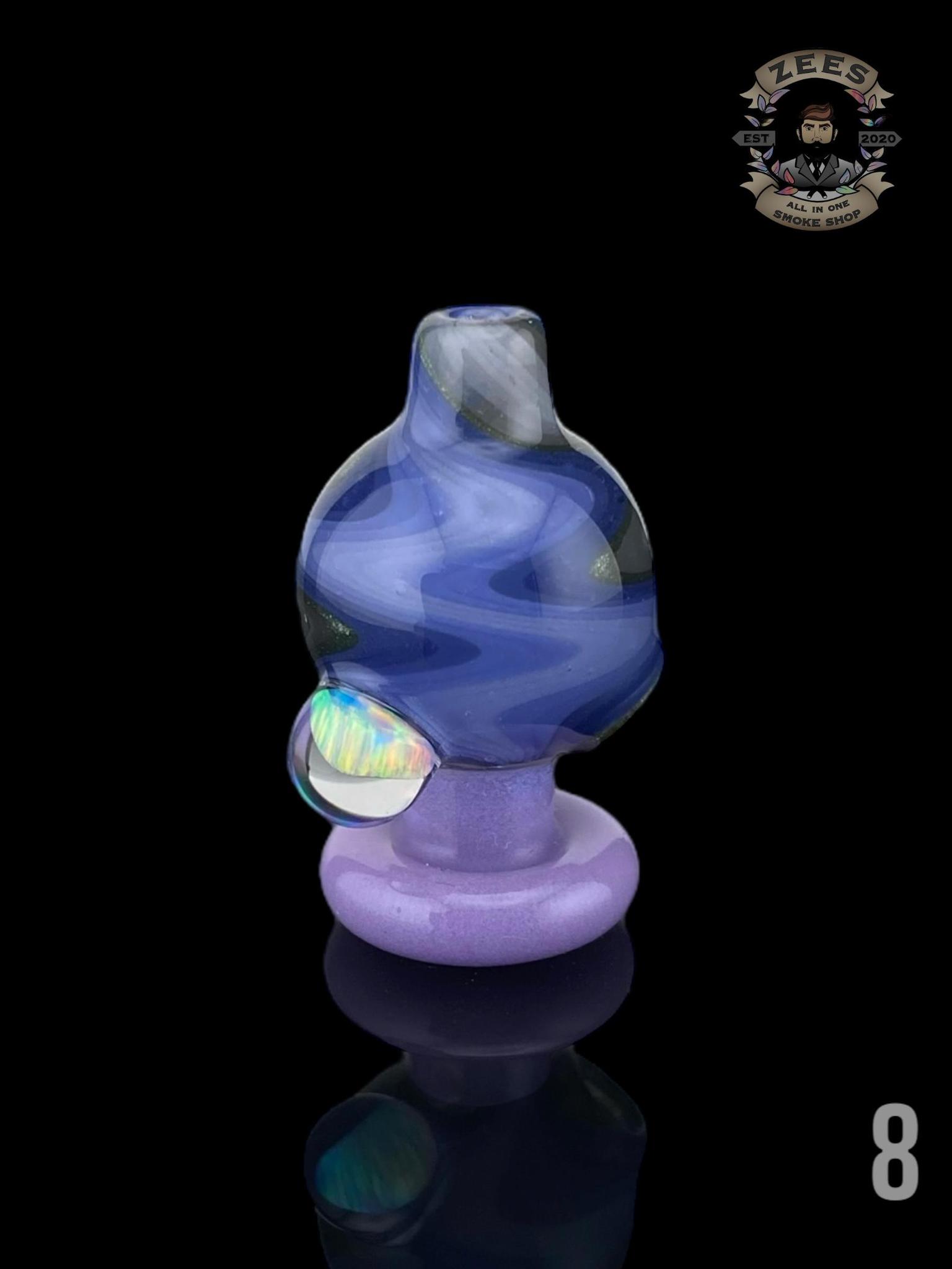 BHORO GLASS: WIG WAG ENCASED OPAL PUFFCO PEAK PRO/CARTA BUBBLE CAP - Image 10