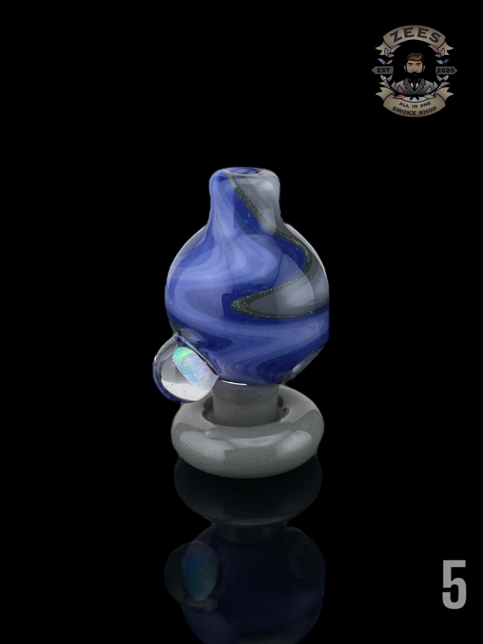 BHORO GLASS: WIG WAG ENCASED OPAL PUFFCO PEAK PRO/CARTA BUBBLE CAP - Image 7