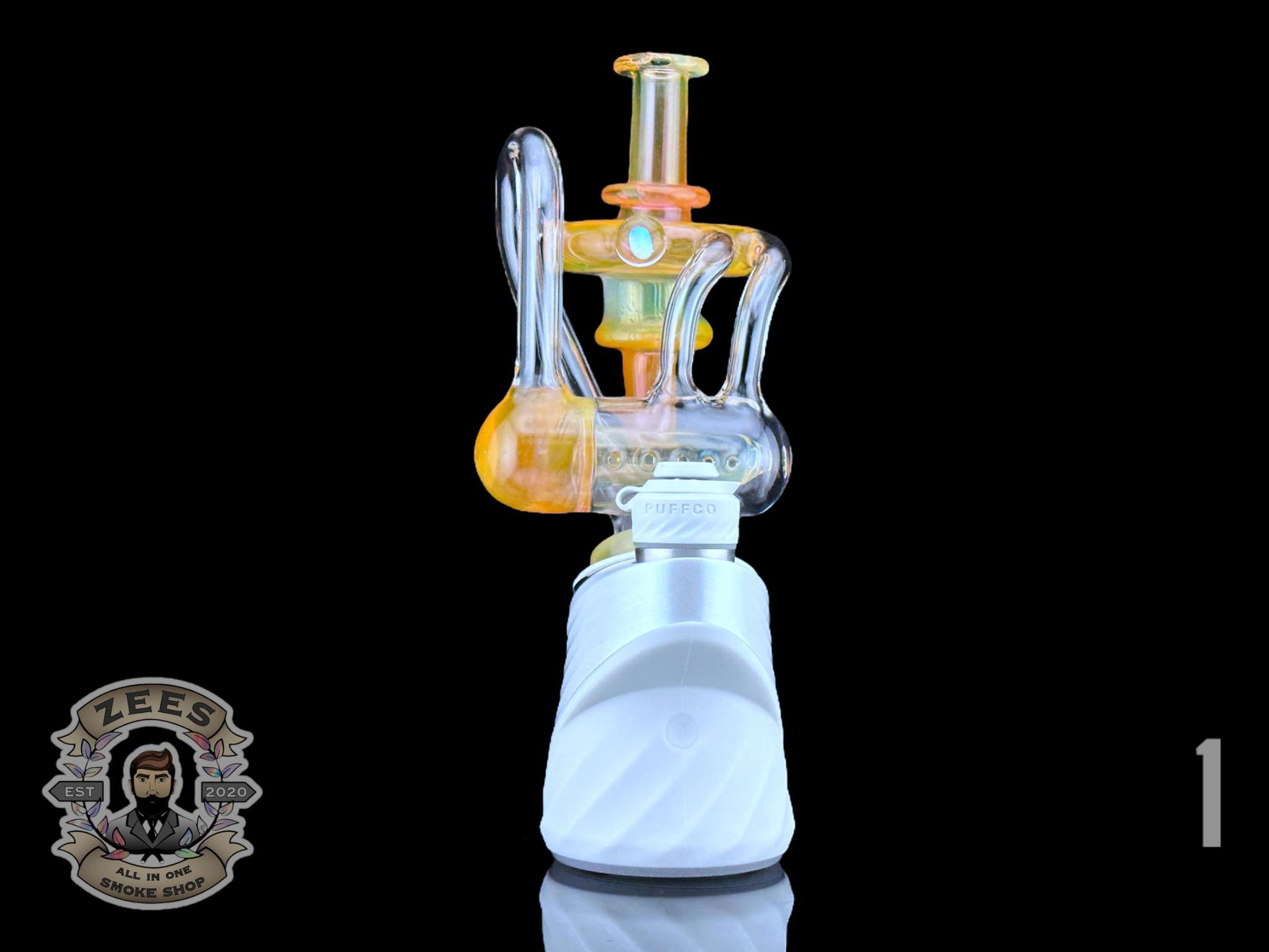 CALL YOUR FAM GLASS: FUMED PUFFCO PEAK ATTACHMENT