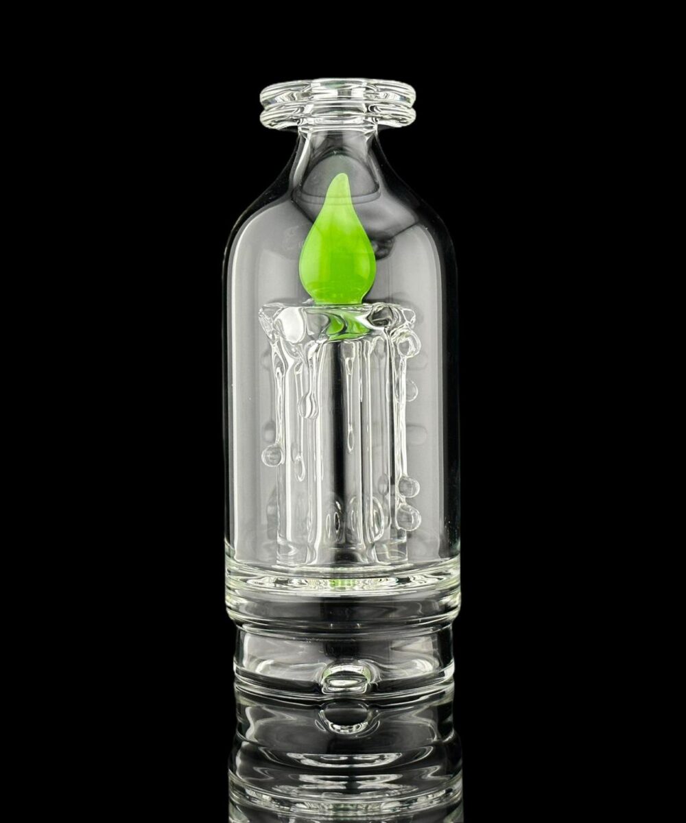 MEADEMADE GLASS: CANDLE PUFFCO PEAK ATTACHMENT - #4 SLYME