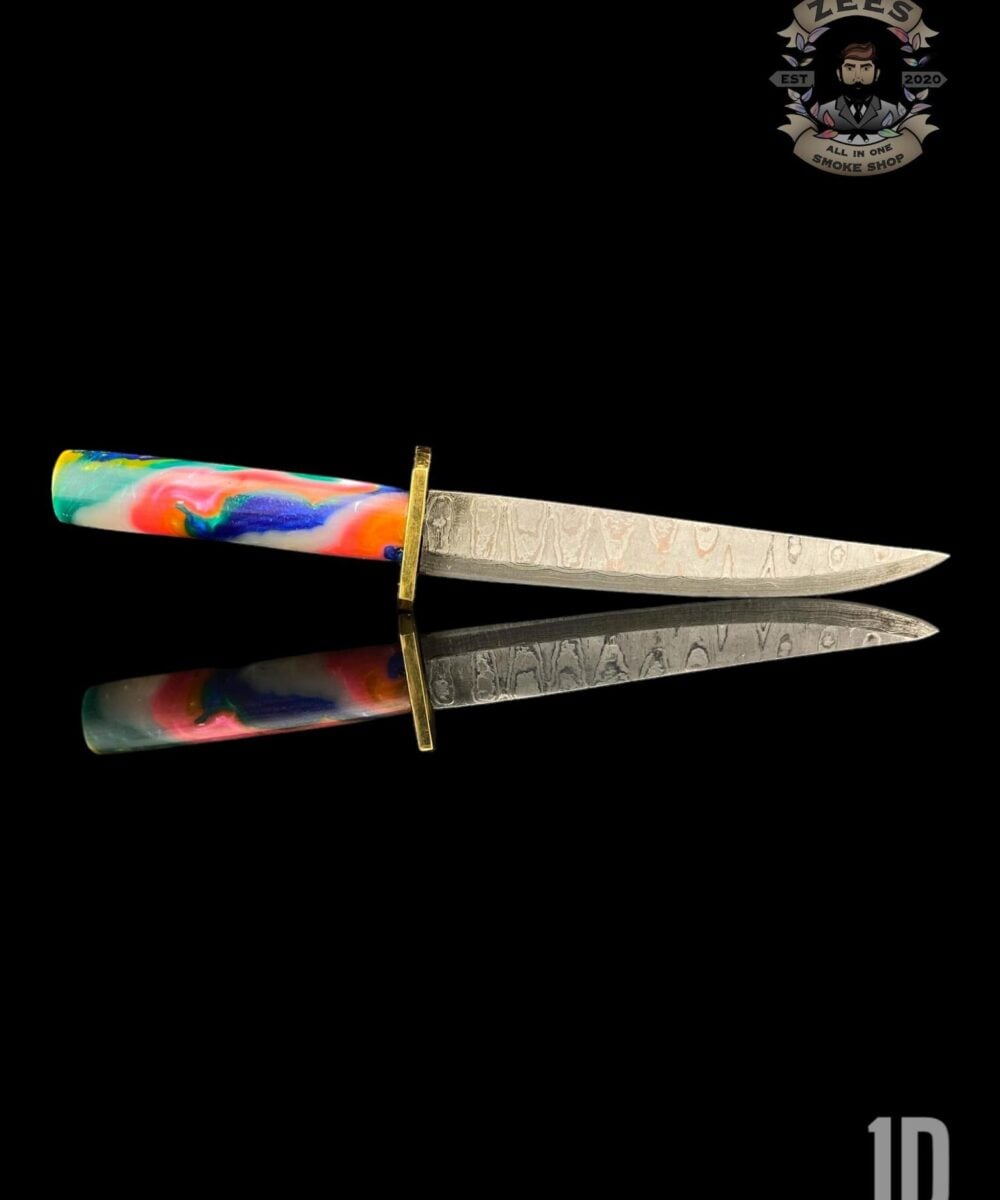 Alternative view of DAMASCUS HK KNIVES: DAMASCUS DAGGER DABBER