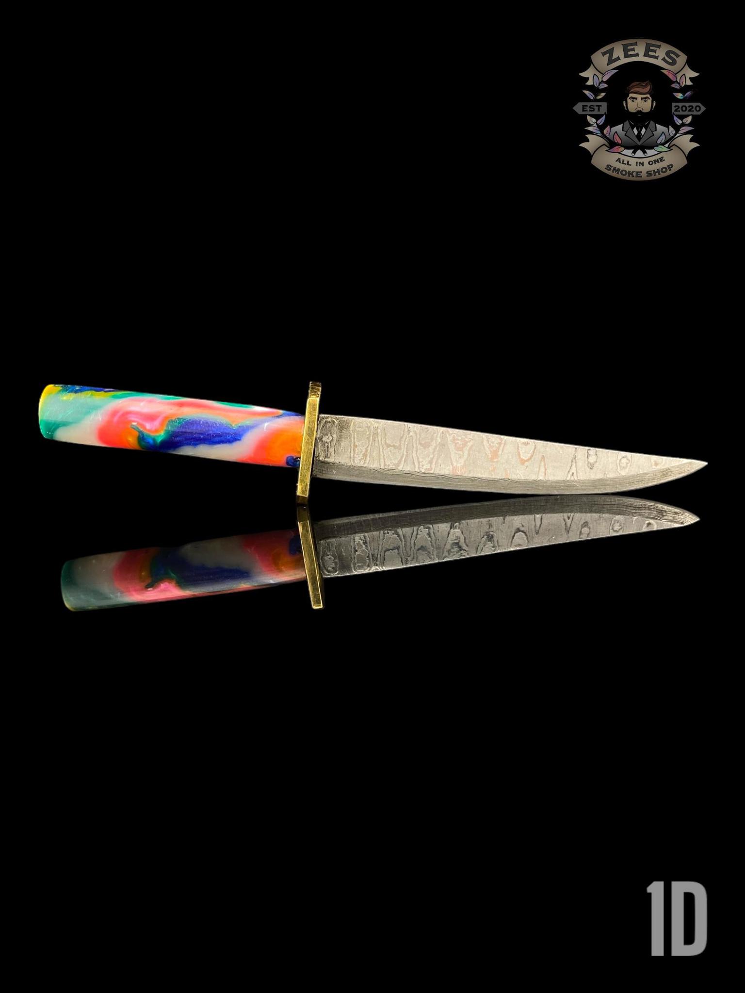 DAMASCUS HK KNIVES: DAMASCUS DAGGER DABBER - Image 2