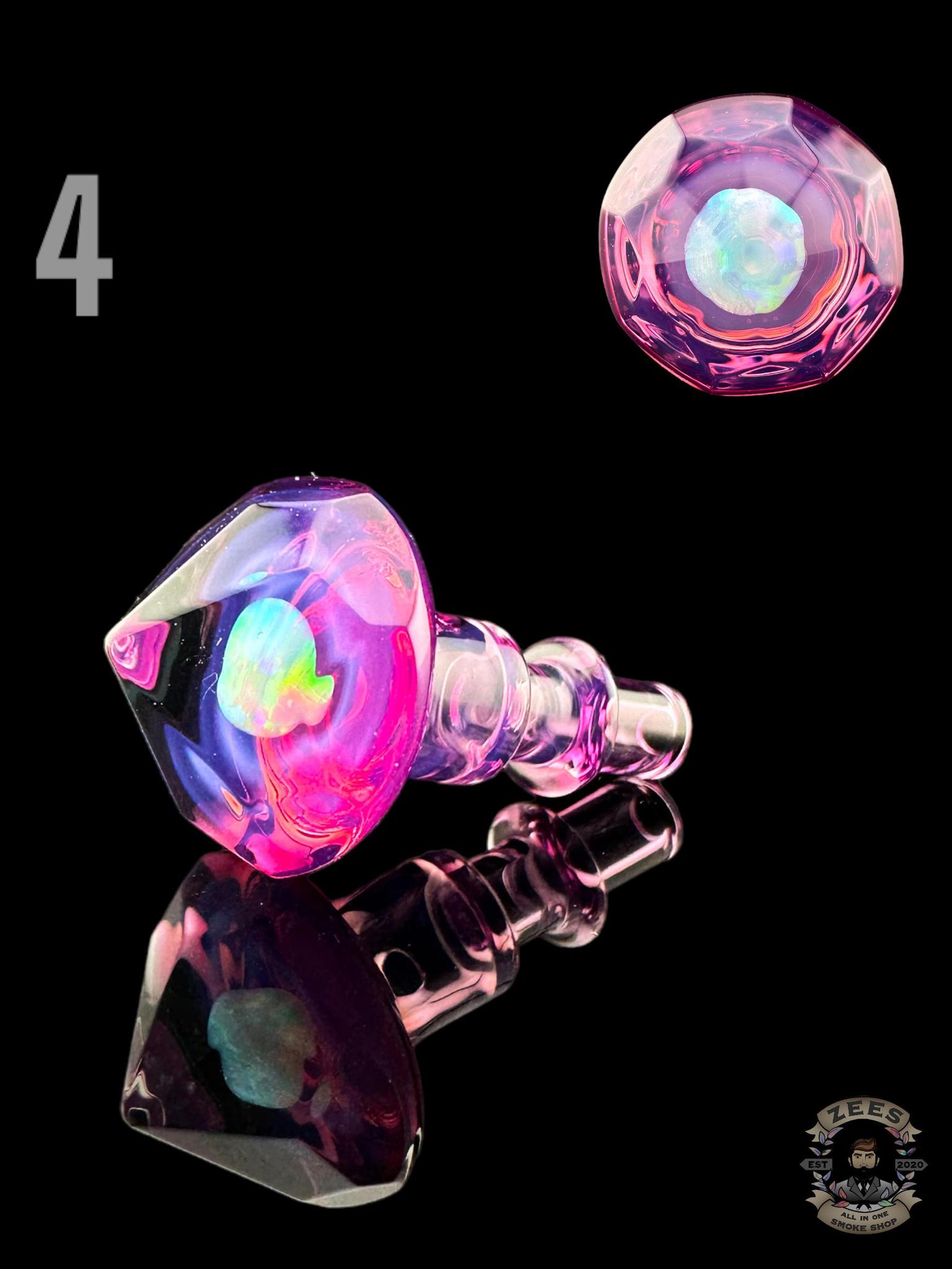 MEADEMADE GLASS: FACETED OPAL 3DXL PEAK PRO JOYSTICK CAP - Image 4