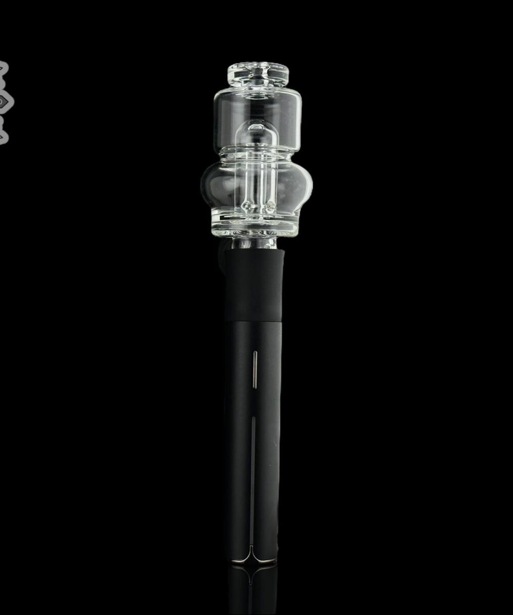 Alternative view of SPIDER GLASS: CLEAR PIVOT BUBBLER