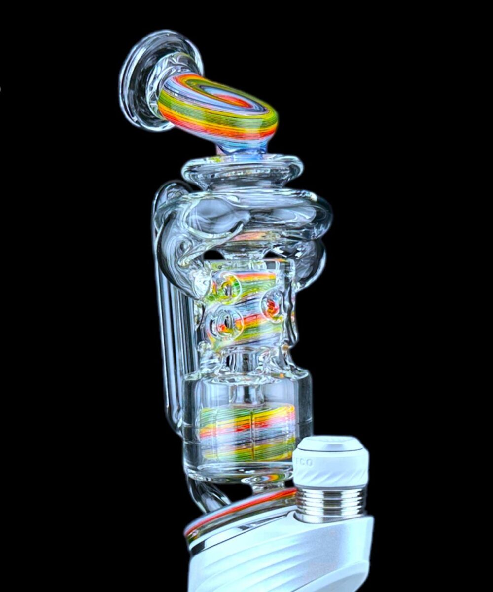 Alternative view of SLATE GLASS: HOLLOW INCYCLER PUFFCO PEAK ATTACHMENT