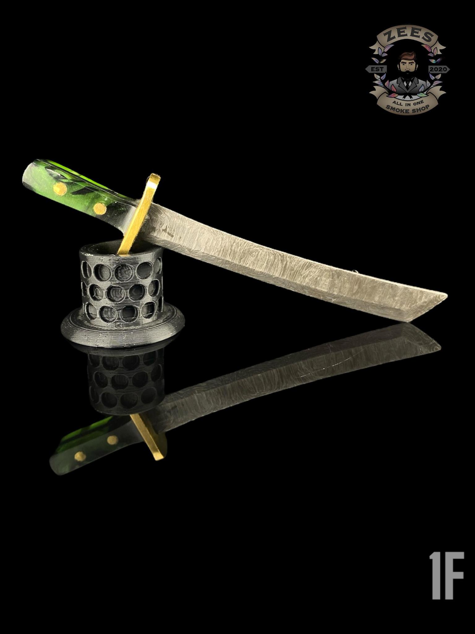 DAMASCUS HK KNIVES: DAMASCUS KATANA SWORD DABBER - Image 2