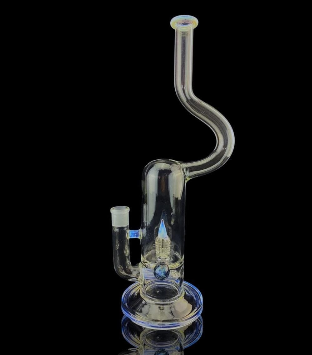 IRIDESCENT GLASS: 17" GRIDDED 10X PERC SECRET WHITE