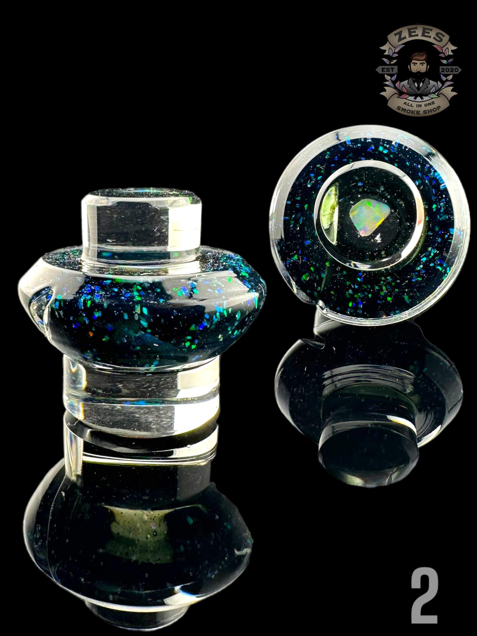 ONE TRICK PONY: 25MM ENCASED OPAL CROPAL XL ROCKULUS CARB CAP/SLURPER TOPPER - Image 2