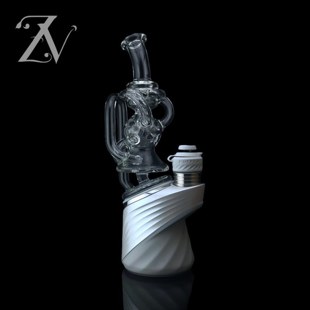 IRIDESCENT GLASS: MINI EXOSPHERE PUFFCO PEAK ATTACHMENT - Image 5