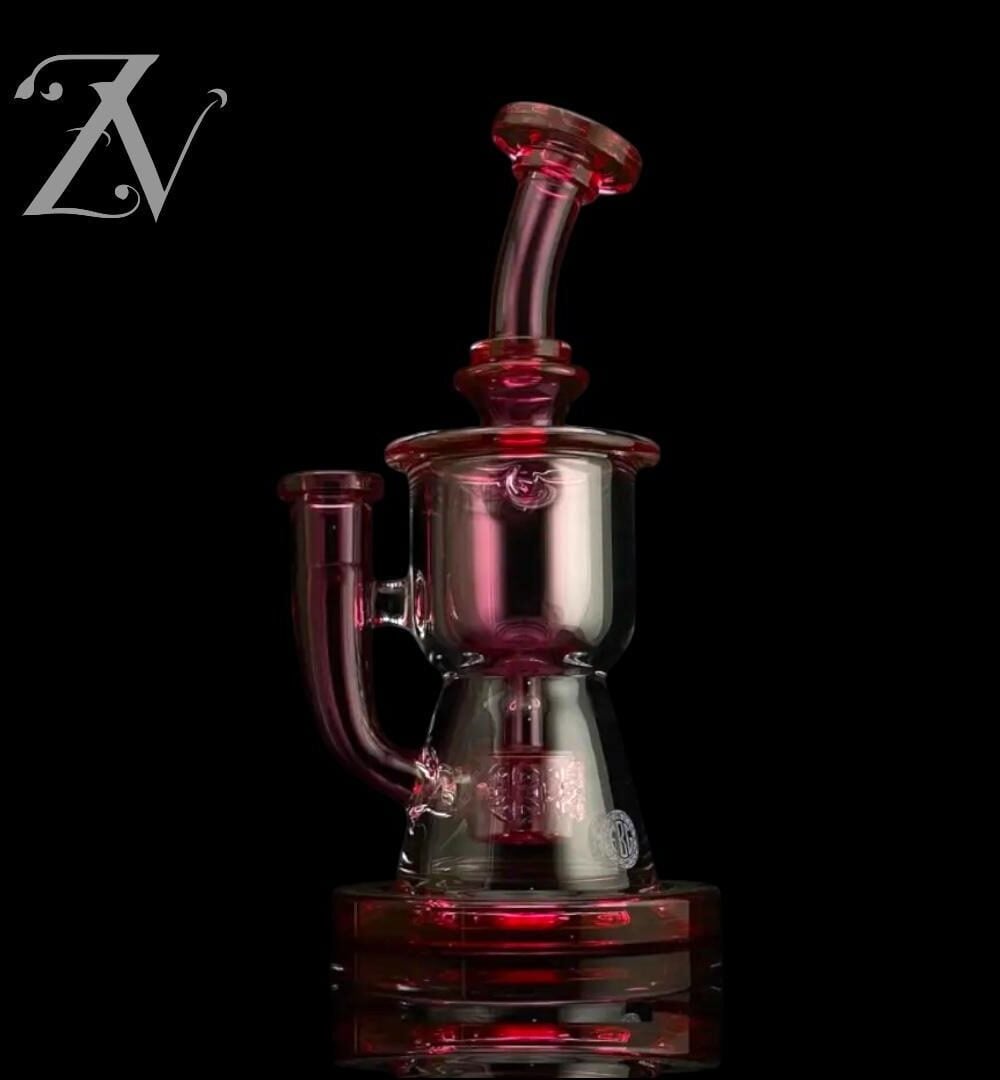 FATBOY GLASS: GOLD RUBY TAURUS V2 INCYCLER